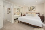 Third bedroom features a king-sized, memory foam mattress -second floor-